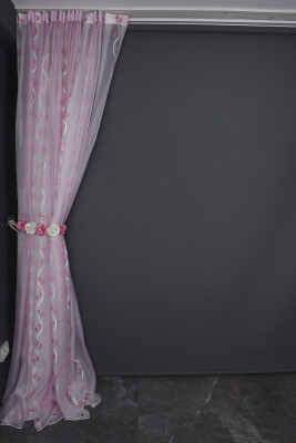 ORGANZE 2550 KREM RENK 5_3 Hazır dikilmiş Pileli Fon Perde 300*260 cm - 6