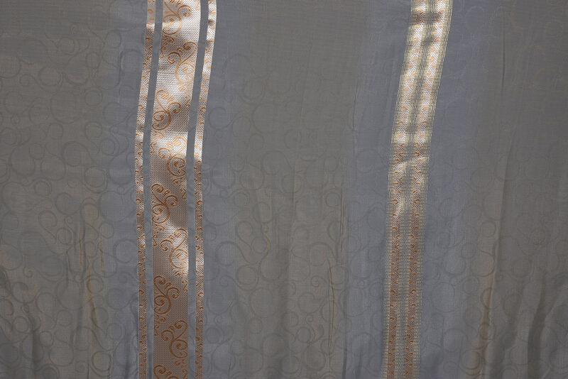 ORGANZE 2650 KREM RENK 5_3 Hazır dikilmiş Pileli Fon Perde 300*260 cm - 8