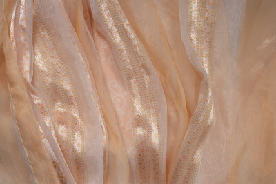 ORGANZE 2650 KREM RENK 5_3 Hazır dikilmiş Pileli Fon Perde 300*260 cm - 9