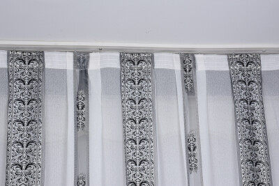 ORGANZE 2850 KREM RENK 5_3 Hazır dikilmiş Pileli Fon Perde 300*260 cm - 2