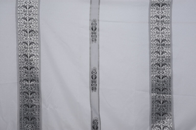 ORGANZE 2850 KREM RENK 5_3 Hazır dikilmiş Pileli Fon Perde 300*260 cm - 4