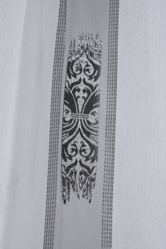 ORGANZE 2850 KREM RENK 5_3 Hazır dikilmiş Pileli Fon Perde 300*260 cm - 5