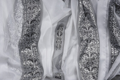 ORGANZE 2850 KREM RENK 5_3 Hazır dikilmiş Pileli Fon Perde 300*260 cm - 6