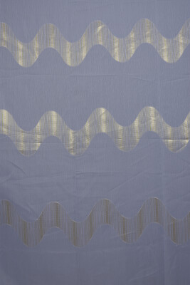 ORGANZE 3050 KREM RENK 5_3 Hazır dikilmiş Pileli Fon Perde 300*260 cm - 5