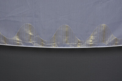 ORGANZE 3050 KREM RENK 5_3 Hazır dikilmiş Pileli Fon Perde 300*260 cm - 6