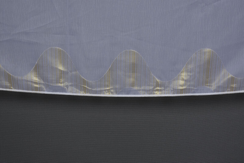 ORGANZE 3050 KREM RENK 5_3 Hazır dikilmiş Pileli Fon Perde 300*260 cm - 6