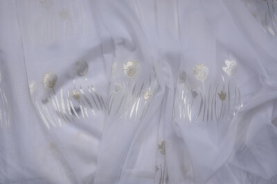 ORGANZE 3150 BEYAZ RENK 5_3 Hazır dikilmiş Pileli Fon Perde 300*260 cm - 6