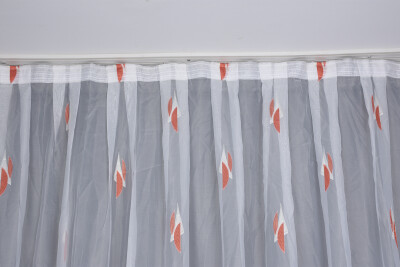 ORGANZE 3250 KREM RENK 5_3 Hazır dikilmiş Pileli Fon Perde 300*260 cm - 2