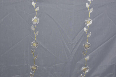 ORGANZE 3350 KREM RENK 5_3 Hazır dikilmiş Pileli Fon Perde 300*260 cm - 7