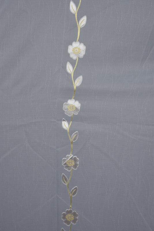 ORGANZE 3350 KREM RENK 5_3 Hazır dikilmiş Pileli Fon Perde 300*260 cm - 8