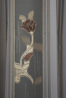 ORGANZE 3450 BEYAZ RENK 5_3 Hazır dikilmiş Pileli Fon Perde 300*260 cm - 3