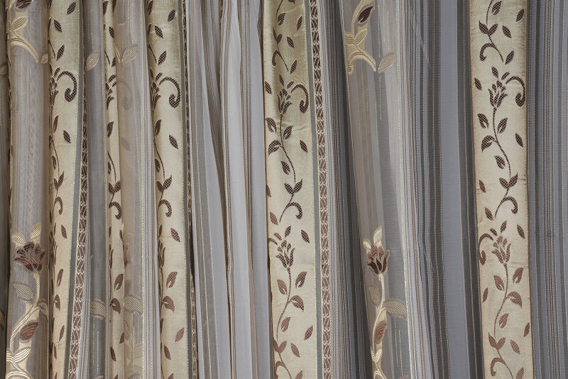 ORGANZE 3450 BEYAZ RENK 5_3 Hazır dikilmiş Pileli Fon Perde 300*260 cm - 8