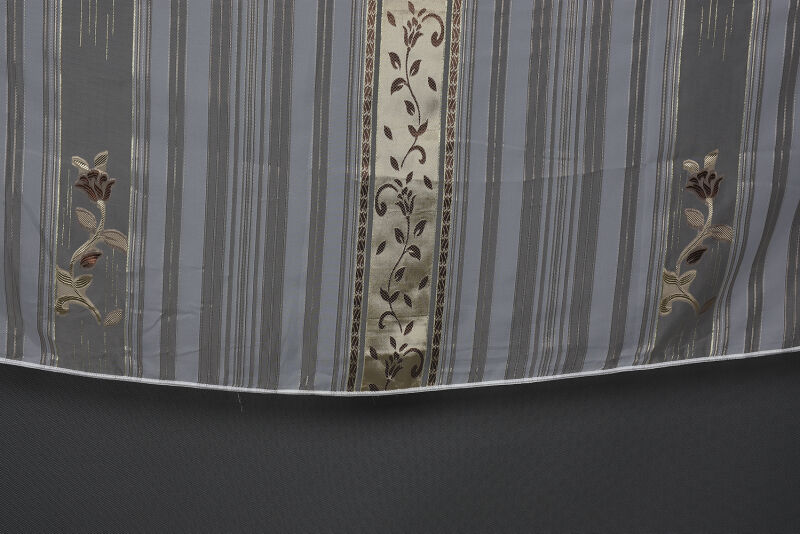 ORGANZE 3450 BEYAZ RENK 5_3 Hazır dikilmiş Pileli Fon Perde 300*260 cm - 9