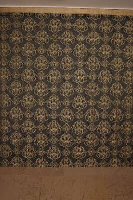 ÖRÜMCEK ÇİFT RENK GOLD İP PERDE HAZIR DÜĞMELERİ DİKİLMİŞ İP PERDE 300*270 cm - 2