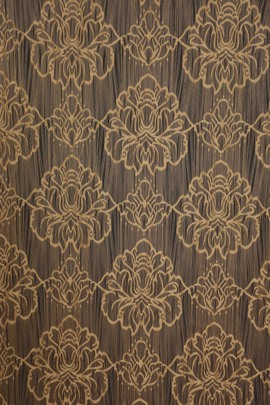 ÖRÜMCEK MODEL GOLD RENK İP PERDE HAZIR DÜĞMELERİ DİKİLMİŞ İP PERDE 300*280 cm - 1