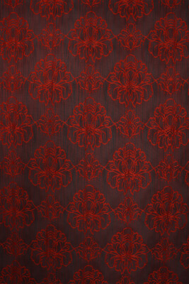 ÖRÜMCEK MODEL KIRMIZI RENK İP PERDE HAZIR DÜĞMELERİ DİKİLMİŞ İP PERDE 300*270 cm - AKÇA TEKSTİL