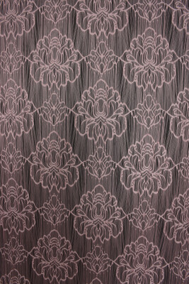 ÖRÜMCEK MODEL PEMBE RENK İP PERDE HAZIR DÜĞMELERİ DİKİLMİŞ İP PERDE 300*280 cm - 1