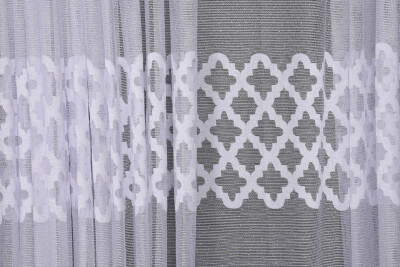 OSMANLI MODEL BEYAZ RENK Dikilmiş Pileli Fon Perde 300*260 Cm - 5