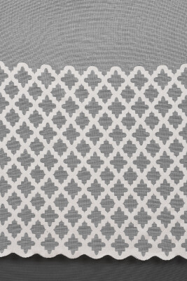 OSMANLI MODEL KREM RENK TEK KANAT Dikilmiş Pileli Fon Perde 300*260 Cm - 1