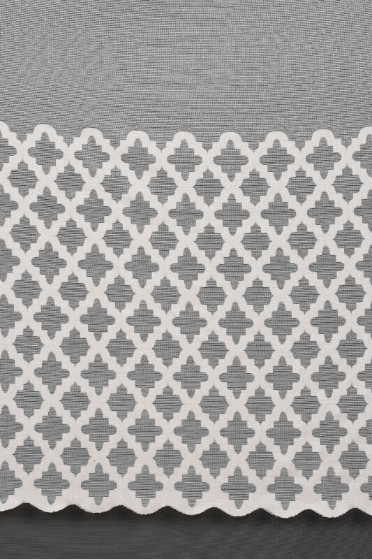 OSMANLI MODEL KREM RENK TEK KANAT Dikilmiş Pileli Fon Perde 300*260 Cm - 1