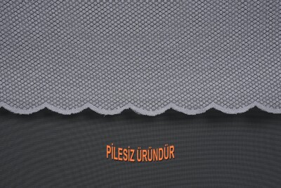 PETEK MODEL GRİ RENK TEK KANAT PİLESİZ Hazır Fon Perde 200*260 cm - 3