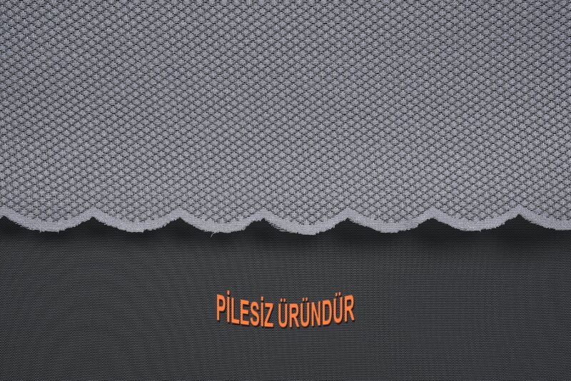 PETEK MODEL GRİ RENK TEK KANAT PİLESİZ Hazır Fon Perde 200*260 cm - 3