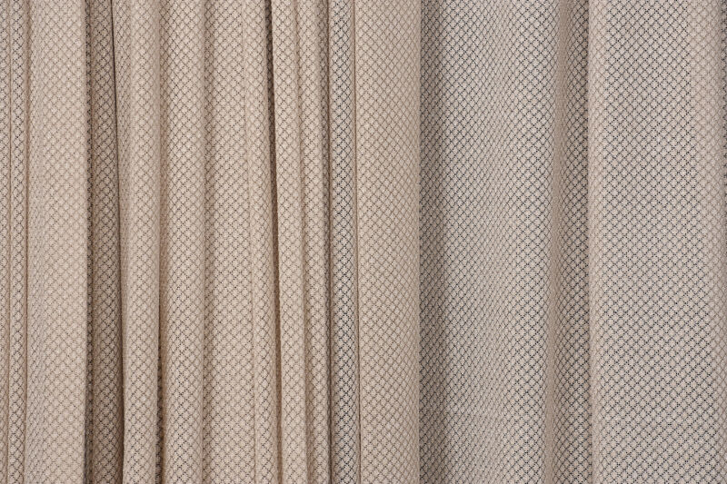 PETEK MODEL VİZON RENK TEK KANAT Dikilmiş Pileli Fon Perde 300*260 Cm - 3