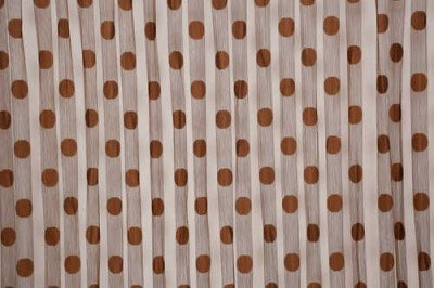 PUANLI MODEL ACI KAHVE RENK HAZIR İP PERDE 300*280 cm - 2