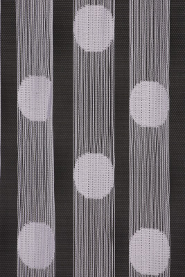 PUANLI MODEL BEYAZ RENK HAZIR İP PERDE 300*270 cm - 1
