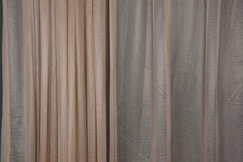 SELVİ DESEN VİZON RENK TEK KANAT Hazır dikilmiş Pileli Fon Perde 300*260 cm - 4