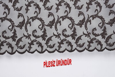 SULTAN 1 MODEL ACI KAHVE RENK PİLESİZ TEK KANAT Fon Perde 300*260 cm - 4