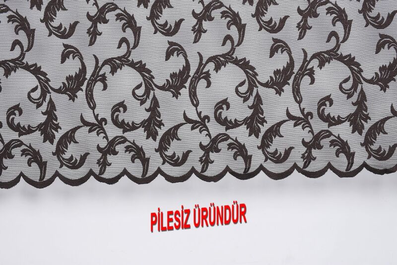 SULTAN 1 MODEL ACI KAHVE RENK PİLESİZ TEK KANAT Fon Perde 300*260 cm - 4