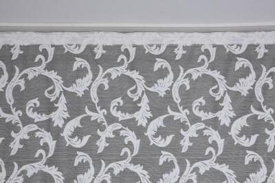 SULTAN 1 MODEL KIRIK BEYAZ RENK PİLESİZ TEK KANAT Fon Perde 300*260 cm - 4