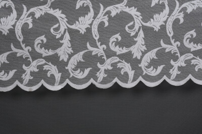 SULTAN 1 MODEL KIRIK BEYAZ RENK PİLESİZ TEK KANAT Fon Perde 300*260 cm - 6