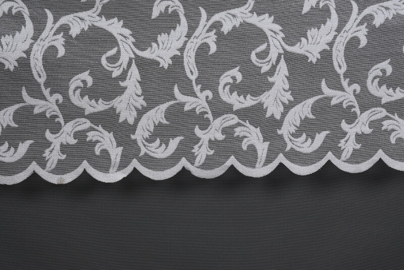 SULTAN 1 MODEL KIRIK BEYAZ RENK PİLESİZ TEK KANAT Fon Perde 300*260 cm - 6