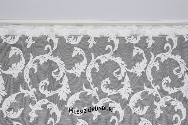 SULTAN 1 MODEL KREM RENK PİLESİZ TEK KANAT Fon Perde 300*260 cm - 3