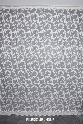 SULTAN 1 MODEL KREM RENK PİLESİZ TEK KANAT Fon Perde 300*260 cm - 4