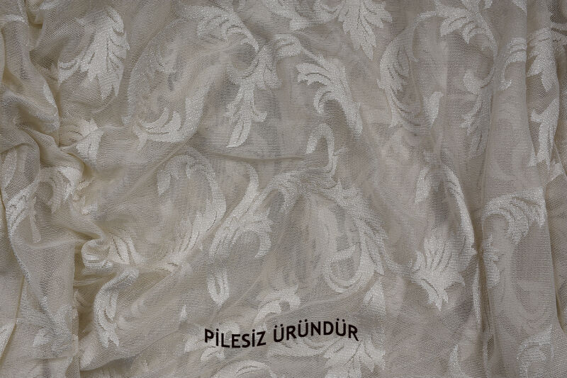 SULTAN 1 MODEL VİZON RENK PİLESİZ TEK KANAT Fon Perde 300*260 cm - 8