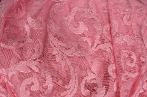 SULTAN 2 MODEL PEMBE RENK TEK KANAT Hazır dikilmiş Pileli Fon Perde 300*260 cm - 5