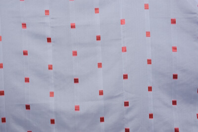 TERGAL KARELİ BORDO RENK TEK KANAT Hazır dikilmiş Pileli Fon Perde 300*260 cm - 4