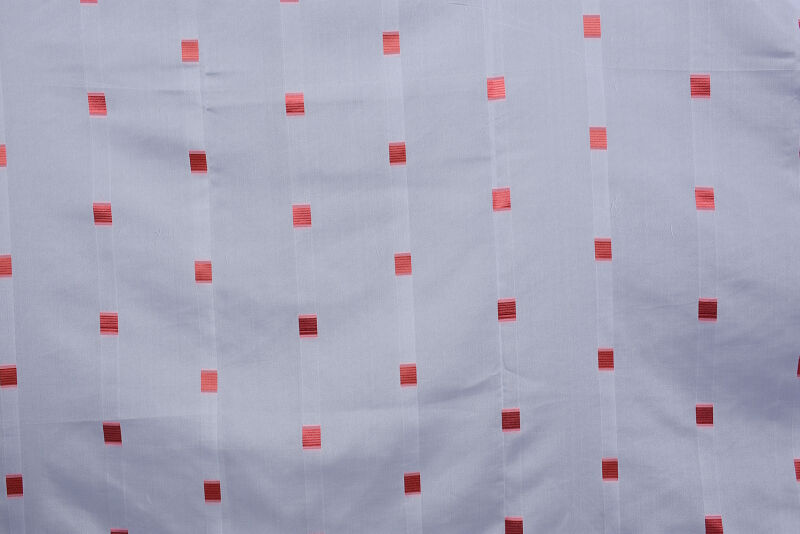 TERGAL KARELİ BORDO RENK TEK KANAT Hazır dikilmiş Pileli Fon Perde 300*260 cm - 4