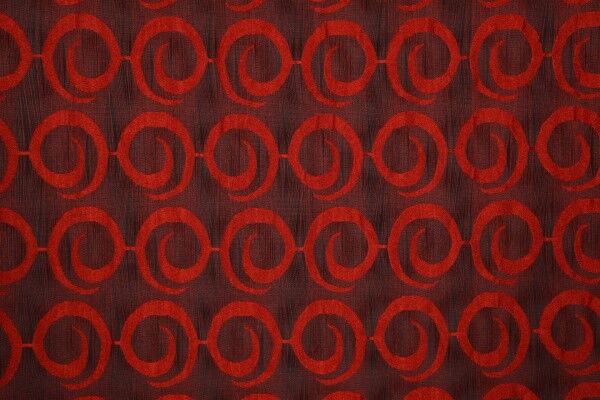 VAKKO MODEL KIRMIZI RENK İP PERDE HAZIR DÜĞMELERİ DİKİLMİŞ İP PERDE 300*270 cm - 4