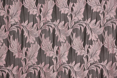 YAPRAK MODEL PEMBE RENK İP PERDE HAZIR DÜĞMELERİ DİKİLMİŞ İP PERDE 300*270 cm - 4