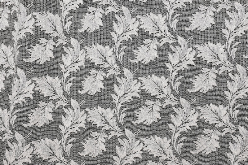 YAPRAK MODEL TÜL KREM RENK TEK KANAT Hazır Pileli Fon Perde 300*260 - 3