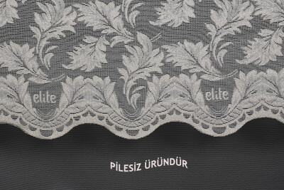 YAPRAK MODEL VİZON RENK PİLESİZ TEK KANAT Fon Perde 300*260 cm - 5