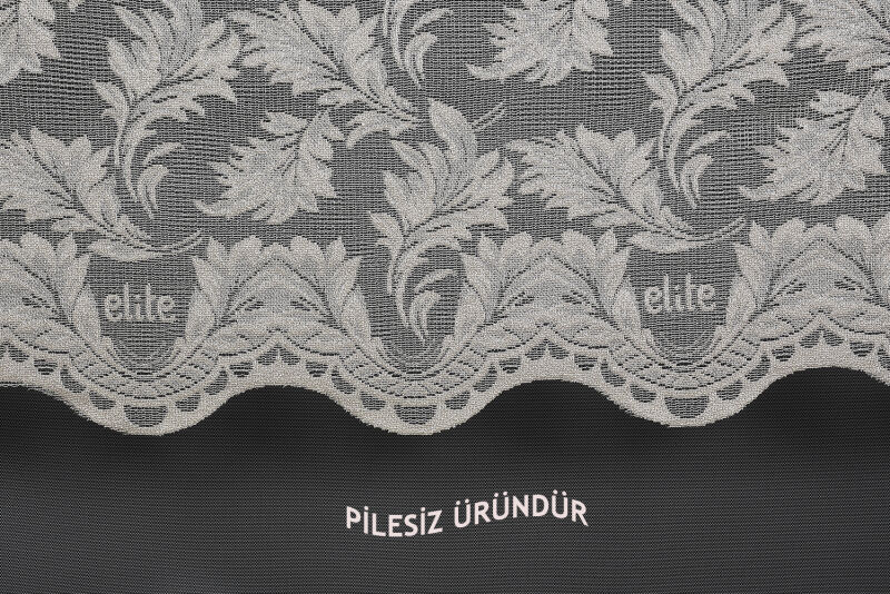 YAPRAK MODEL VİZON RENK PİLESİZ TEK KANAT Fon Perde 300*260 cm - 5