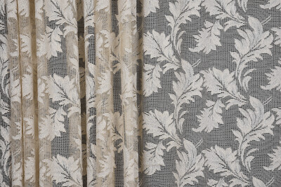 YAPRAK MODEL VİZON RENK PİLESİZ TEK KANAT Fon Perde 300*260 cm - 6