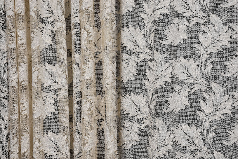 YAPRAK MODEL VİZON RENK PİLESİZ TEK KANAT Fon Perde 300*260 cm - 6